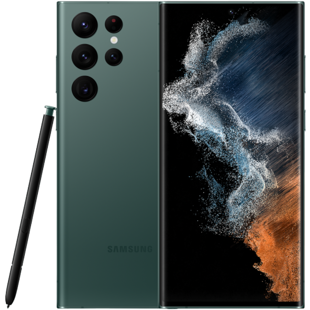 Смартфон, Galaxy S22 Ultra 8/128Gb 5G Dual sim Зеленый (SM-S908BZGDS)